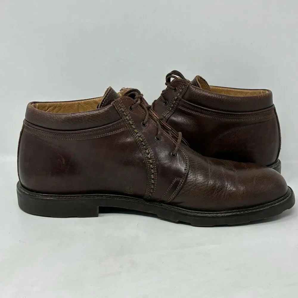 Cable & Co. Men's Brown Shoes Size 9.5 D 4544 Chukka Lace Up Mid Ankle Boots